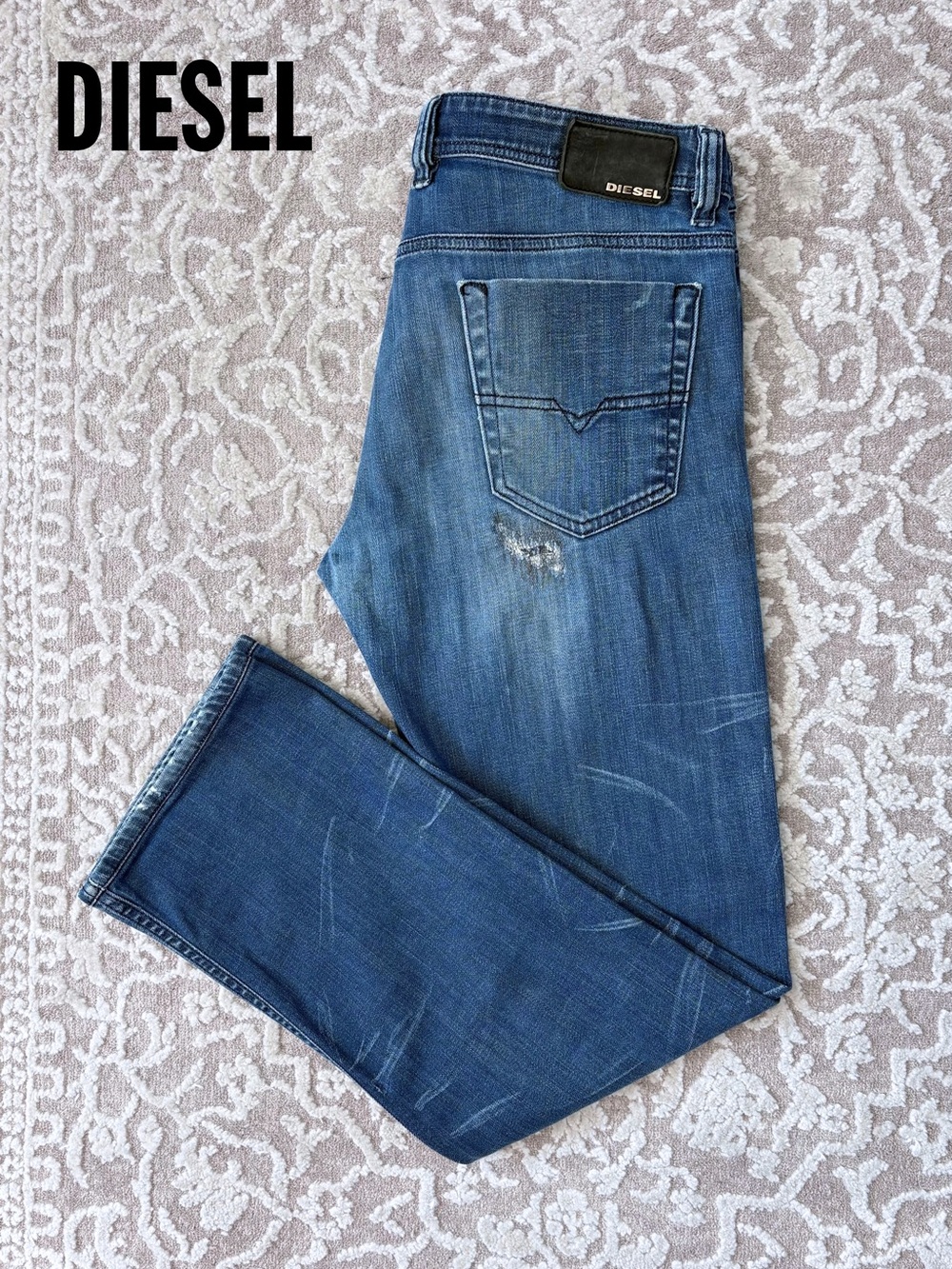 Diesel Viker Stretch Straight Leg Men’s Jean